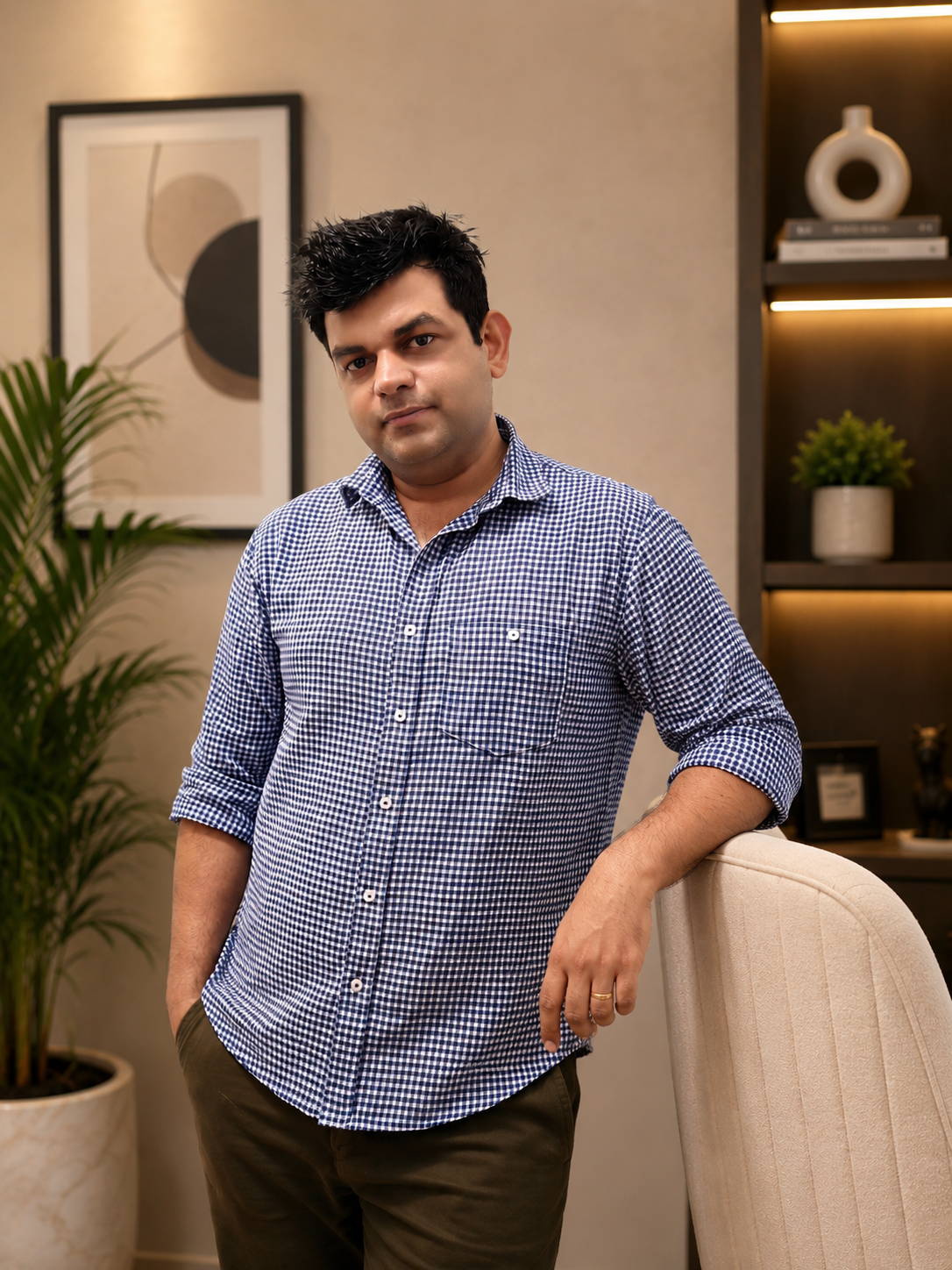 Skyline Check Casual Shirt