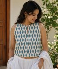 Celeste Ethnic Print Top