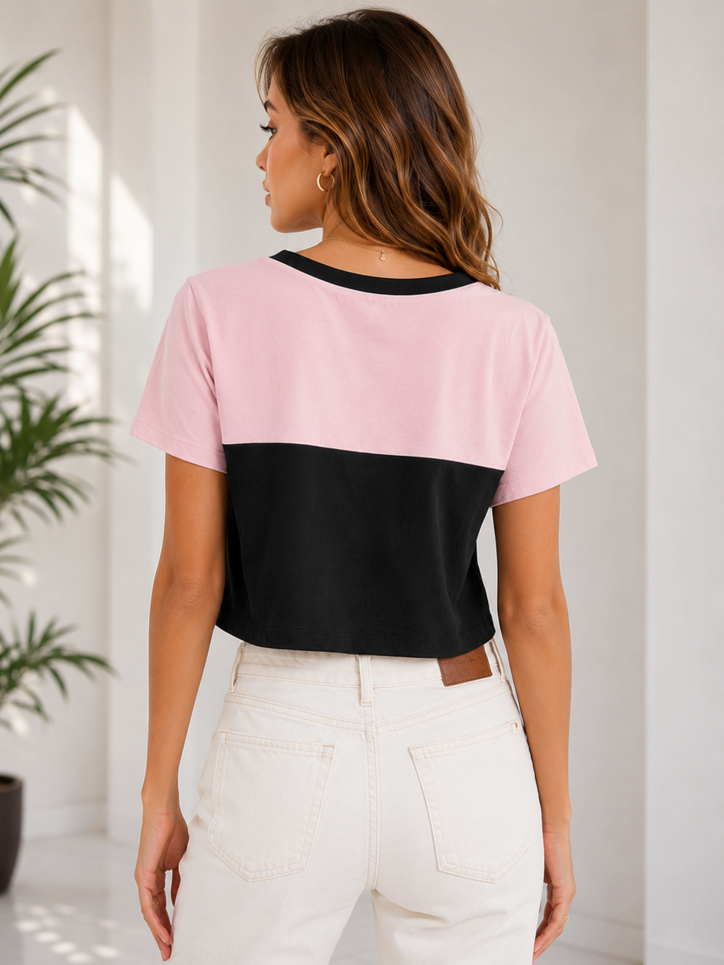 Pink Eclipse Crop Top
