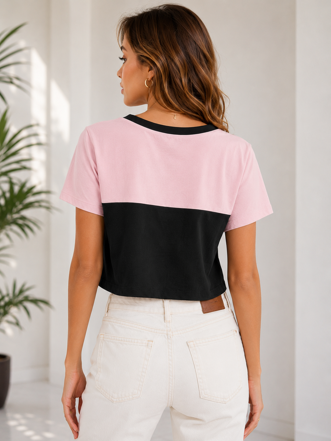 Pink Eclipse Crop Top