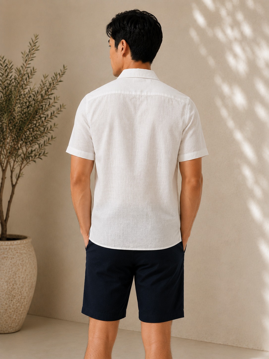 Arctic Breeze Linen Resort Shirt