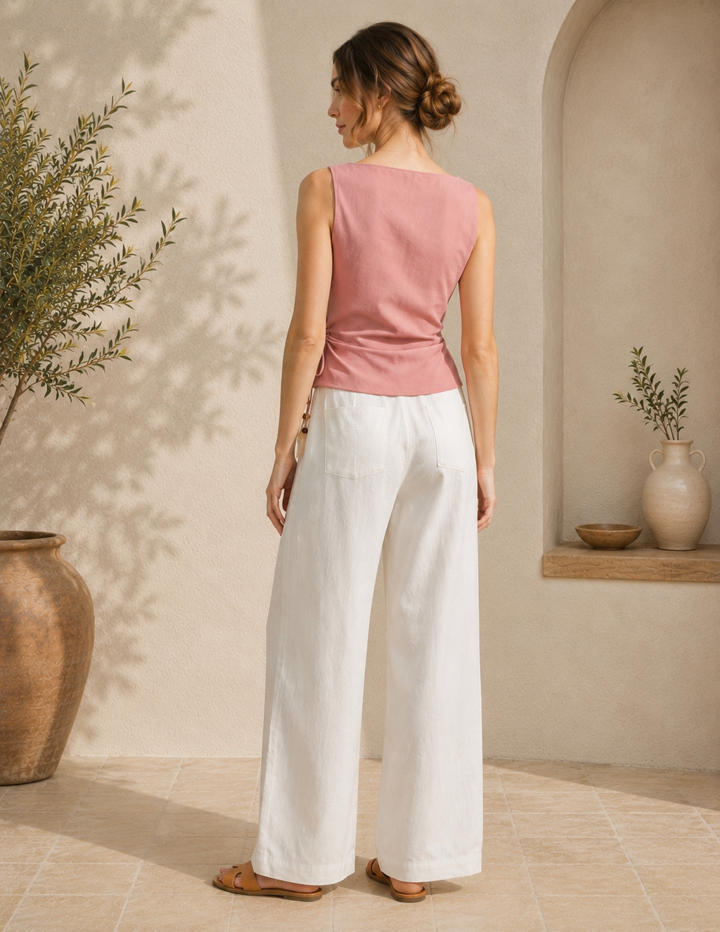 Rosewater Tie Top