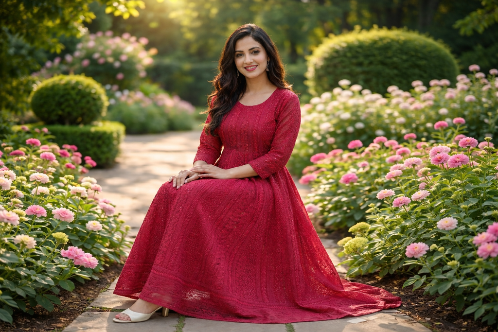 Blush Bloom Elegance Dress