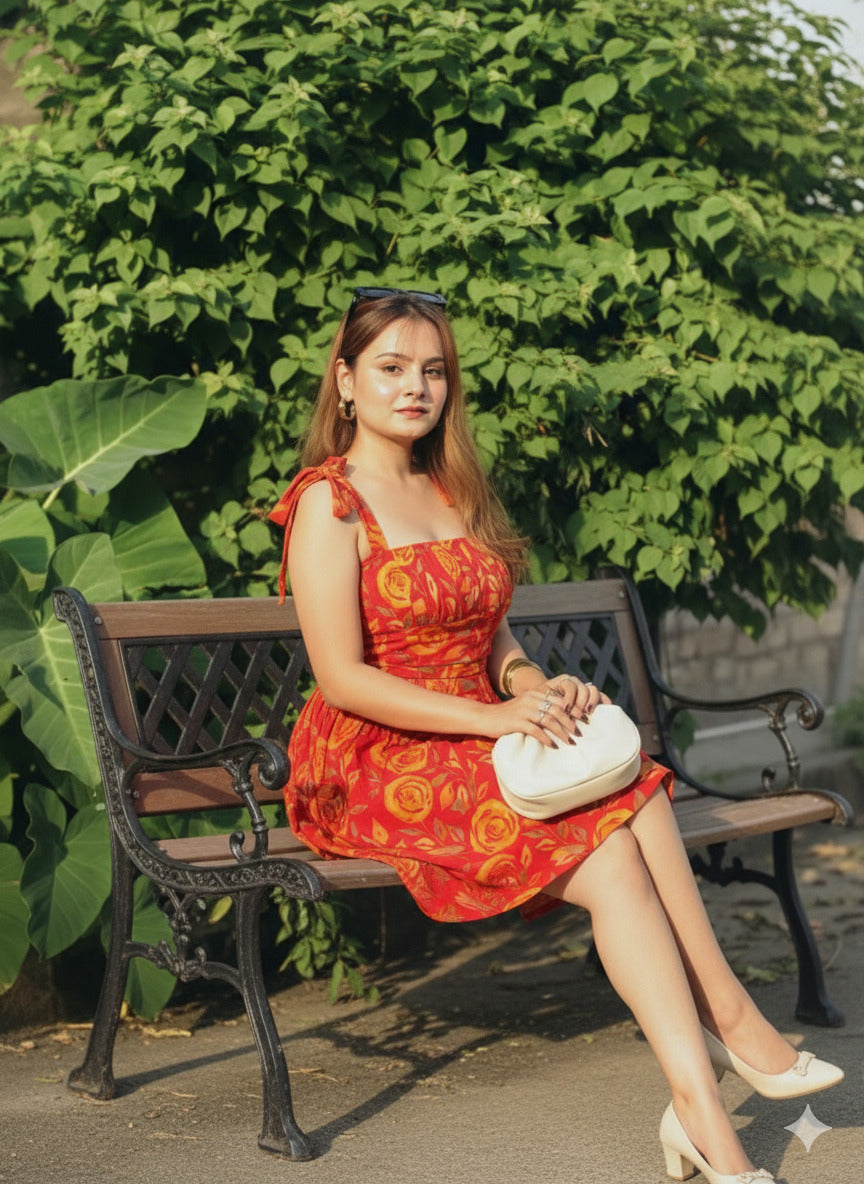 Naima Cotton Mini Dress