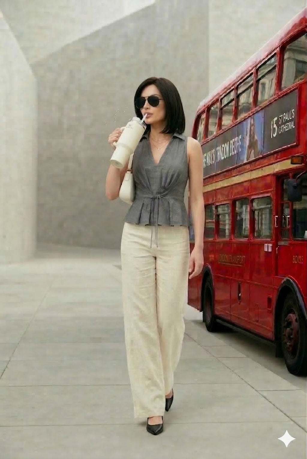 Metro Muse Tie Top