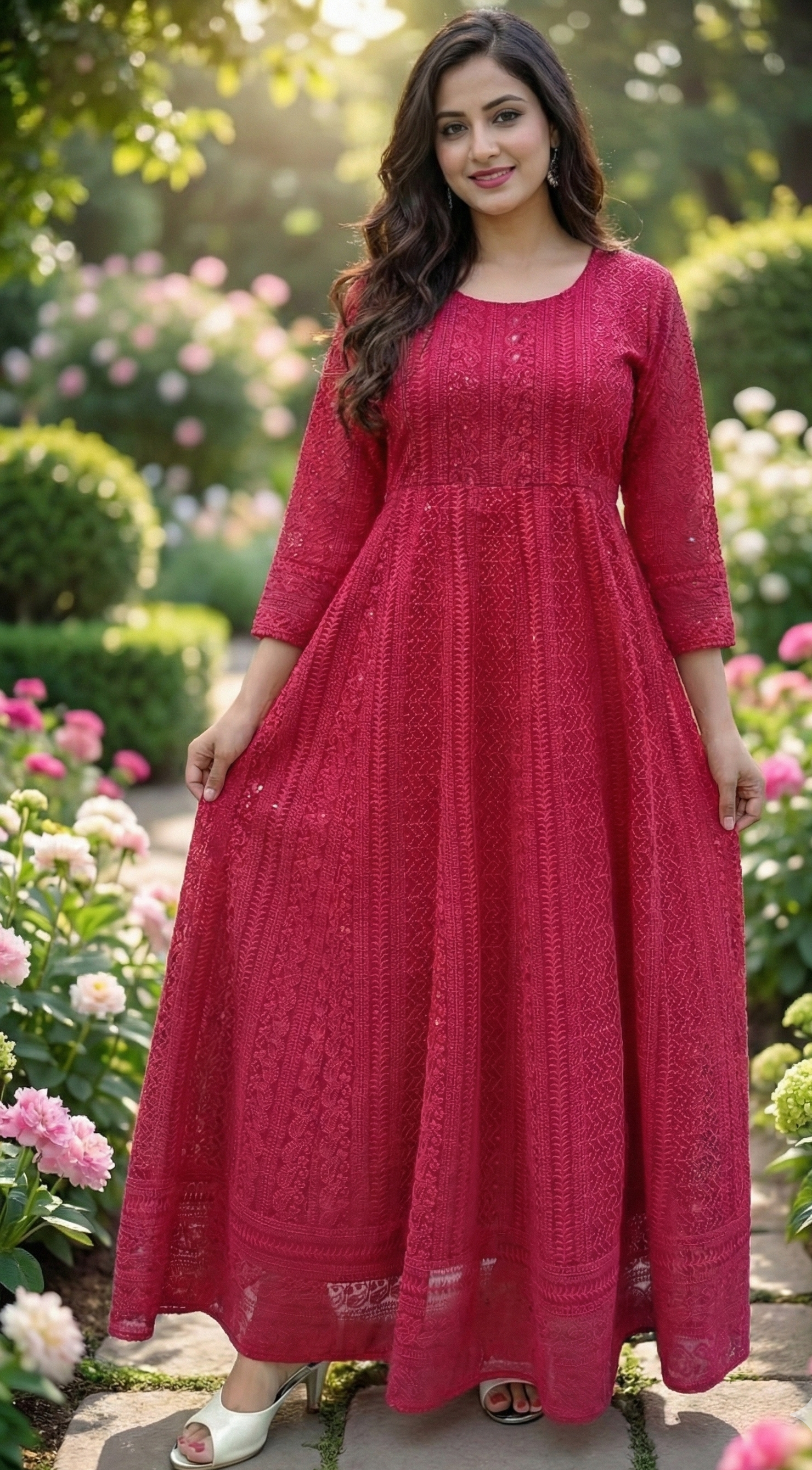 Blush Bloom Elegance Dress