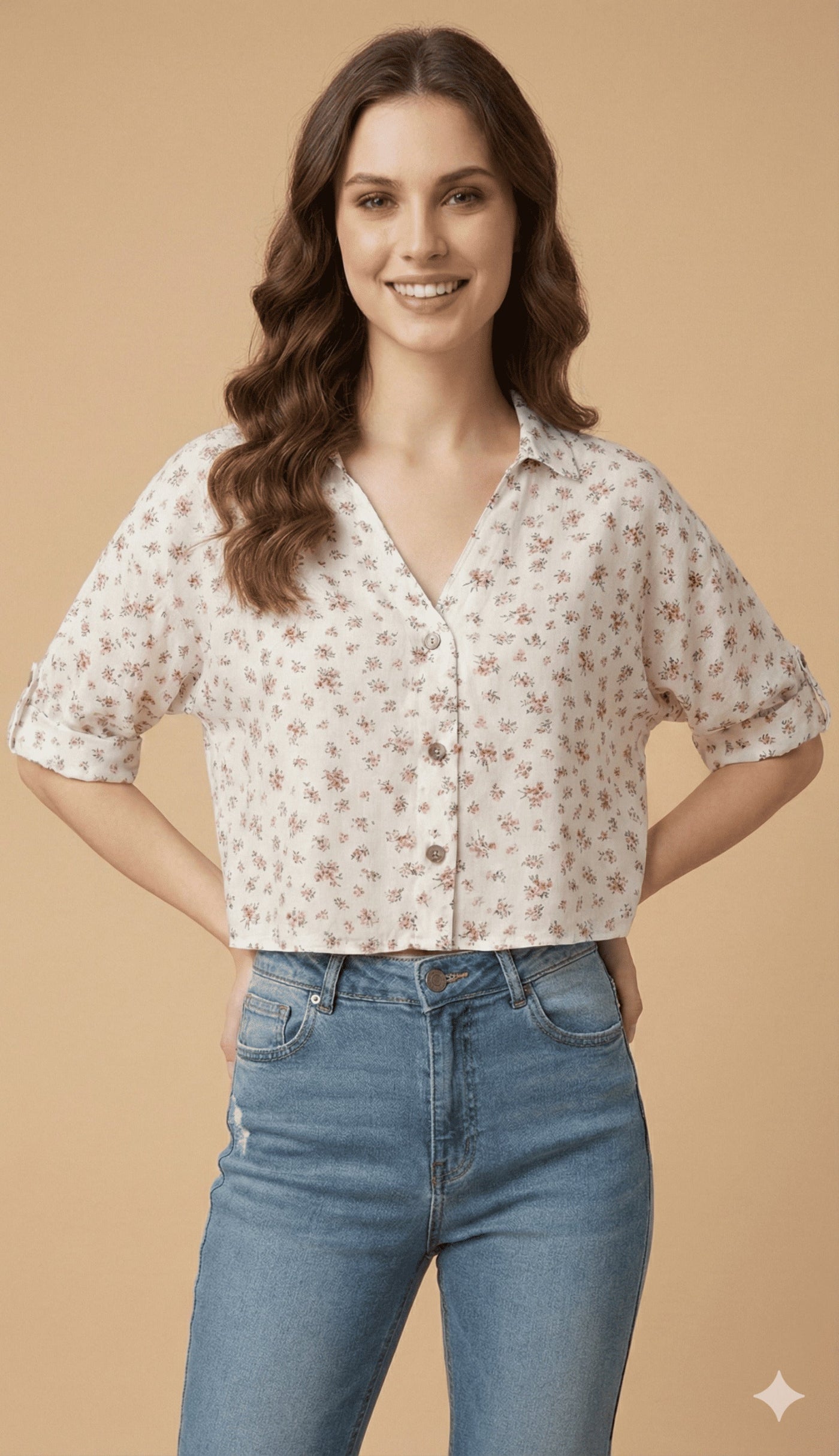 Sitara Floral Day Top