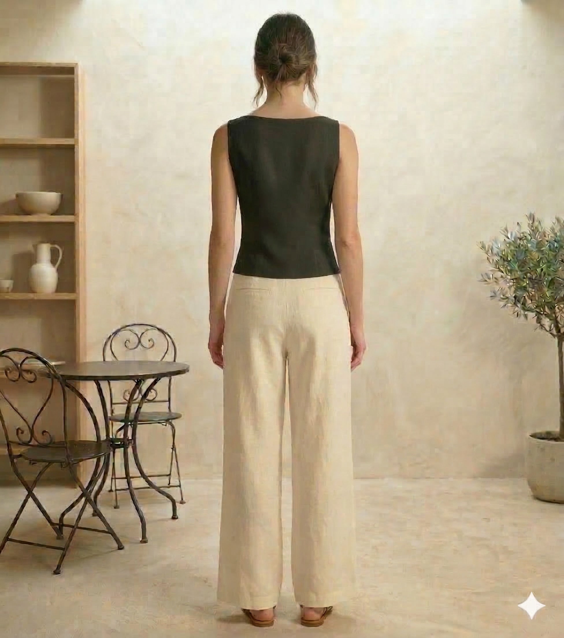 Luna Wrap Tie Top