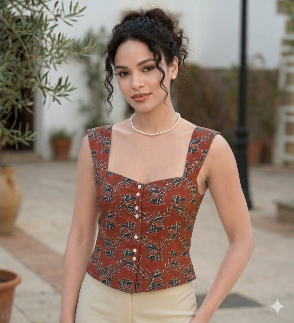 Terra Vine Corset Top