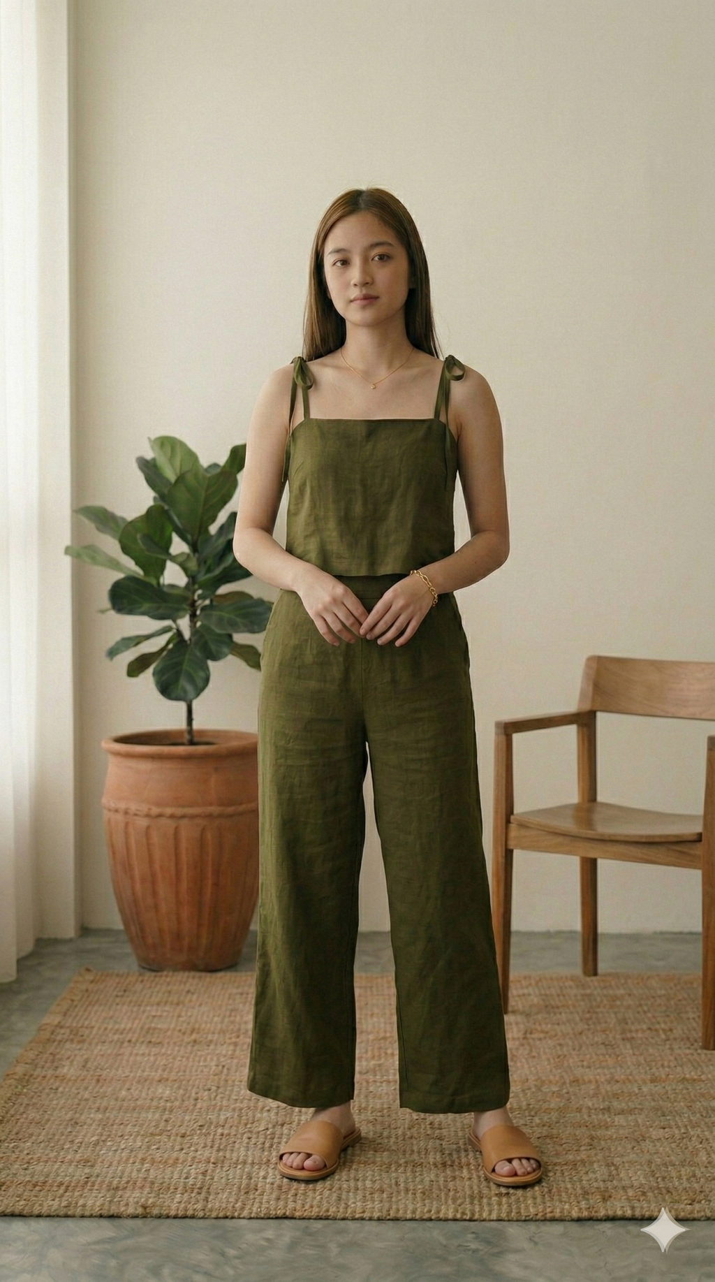 Olive Green Co-ord Set