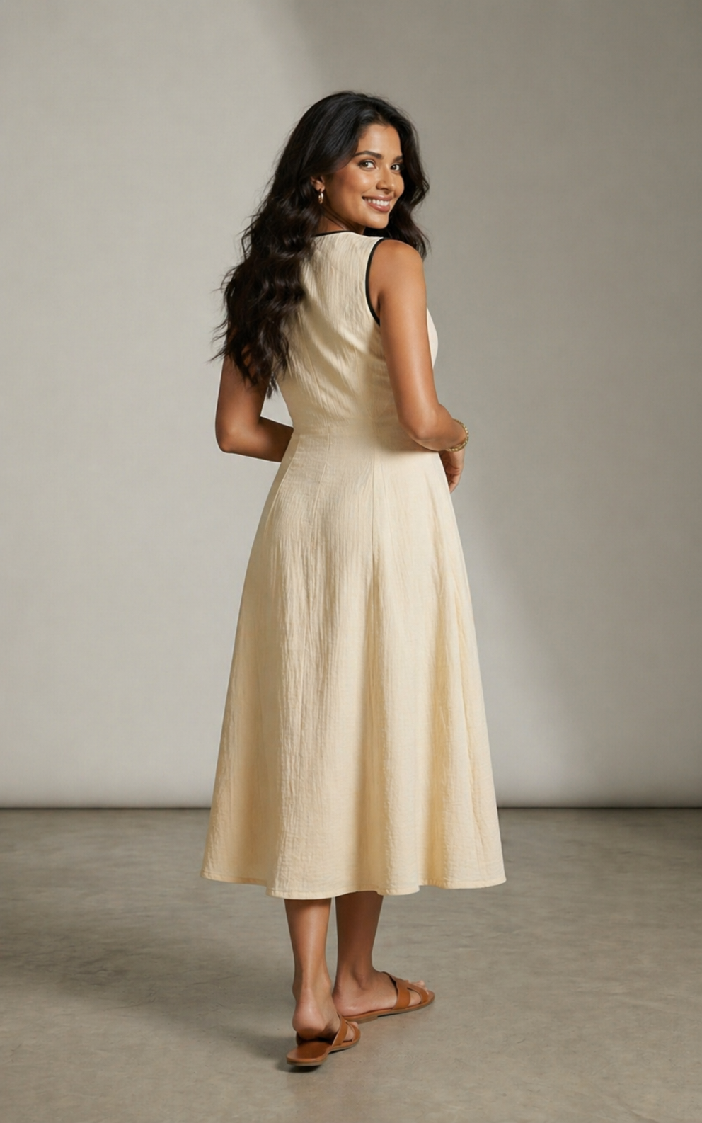 Ivory Iconic Dress – Elegant Everyday Chic