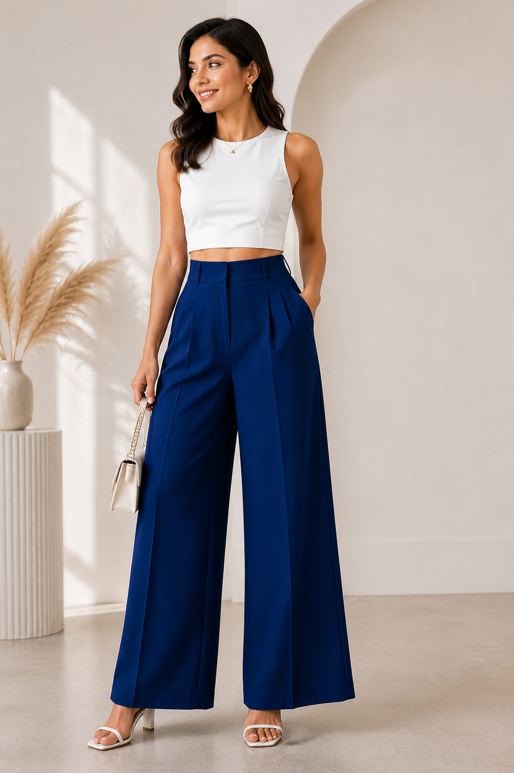 Deep Sea Wide Leg Pants
