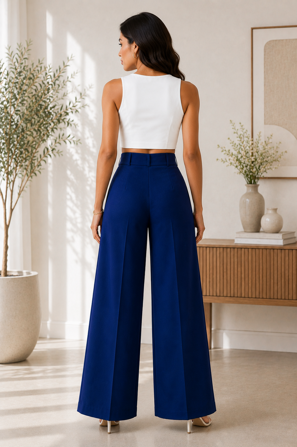 Deep Sea Wide Leg Pants