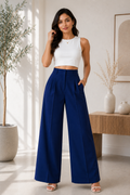 Deep Sea Wide Leg Pants