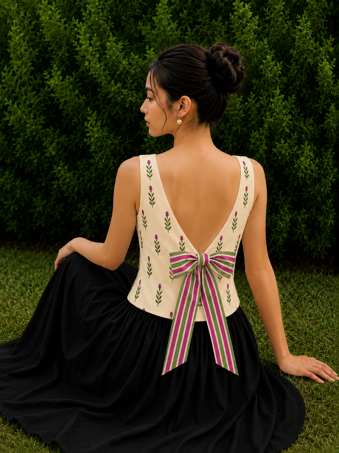 Pink Bud Garden Top