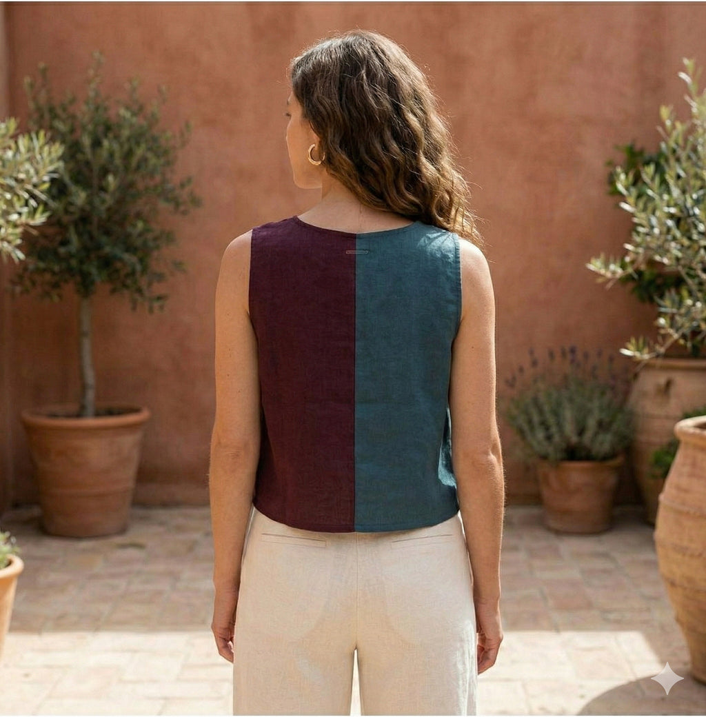 Artisan Colorblock Top