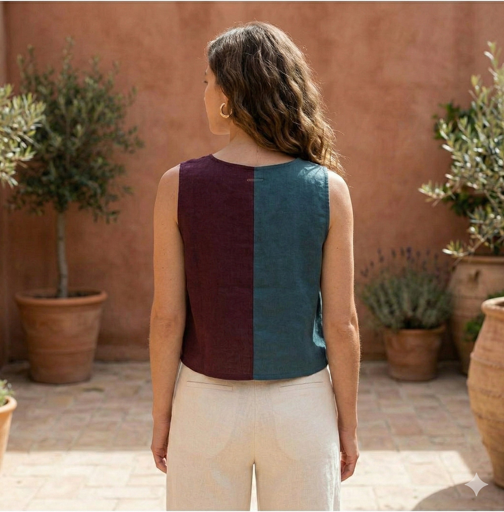 Artisan Colorblock Top