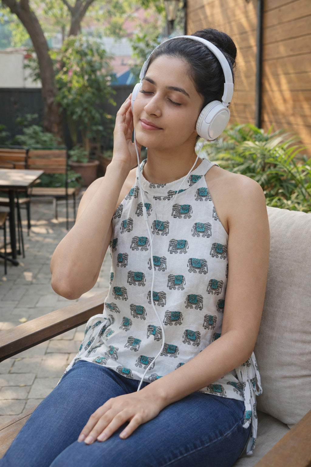 White Bellina Top