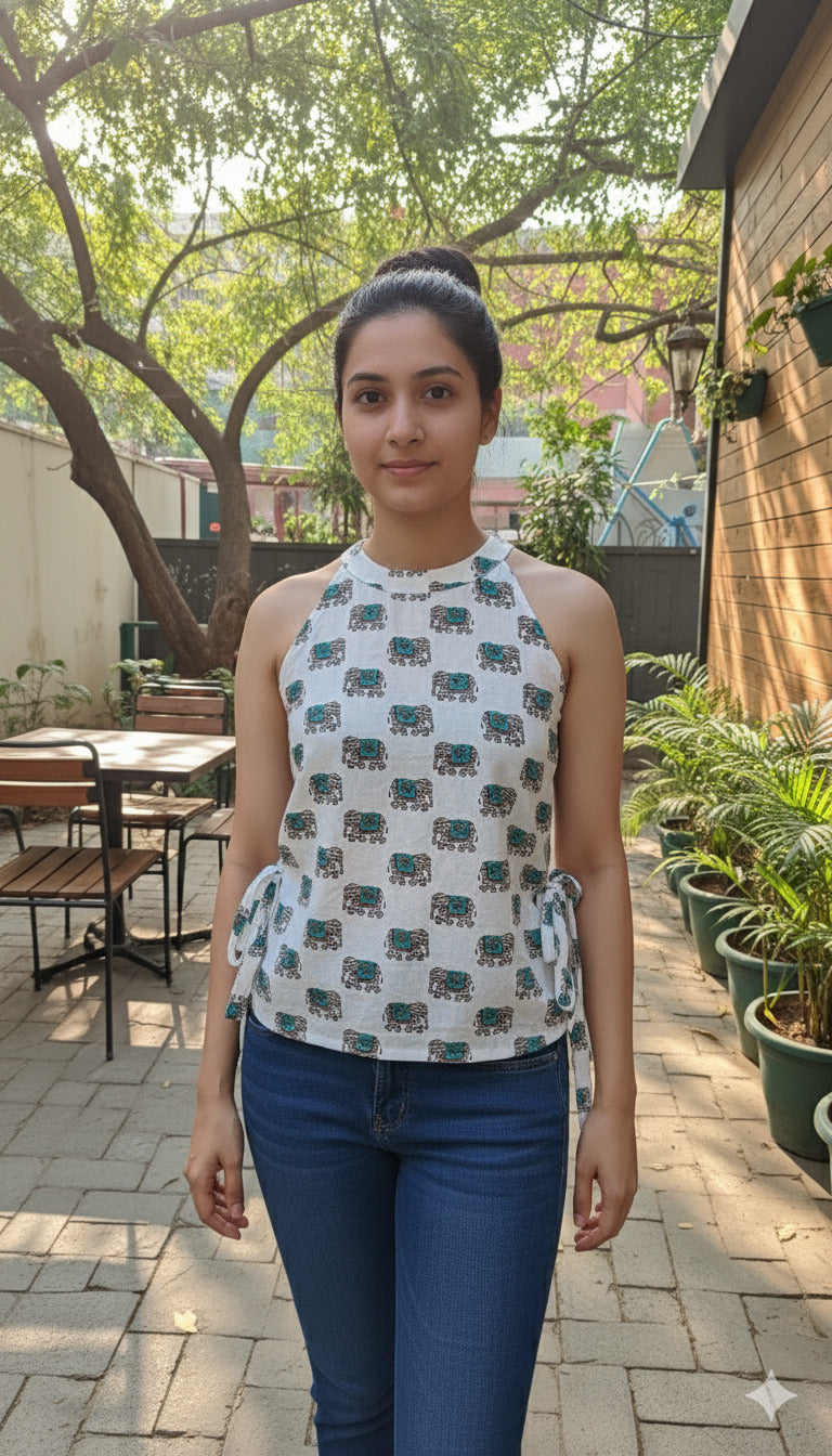 White Bellina Top