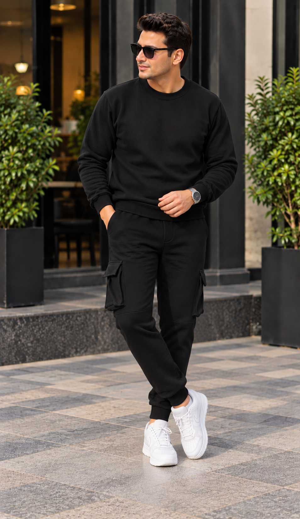 Midnight Luxe Black Co-ord Set