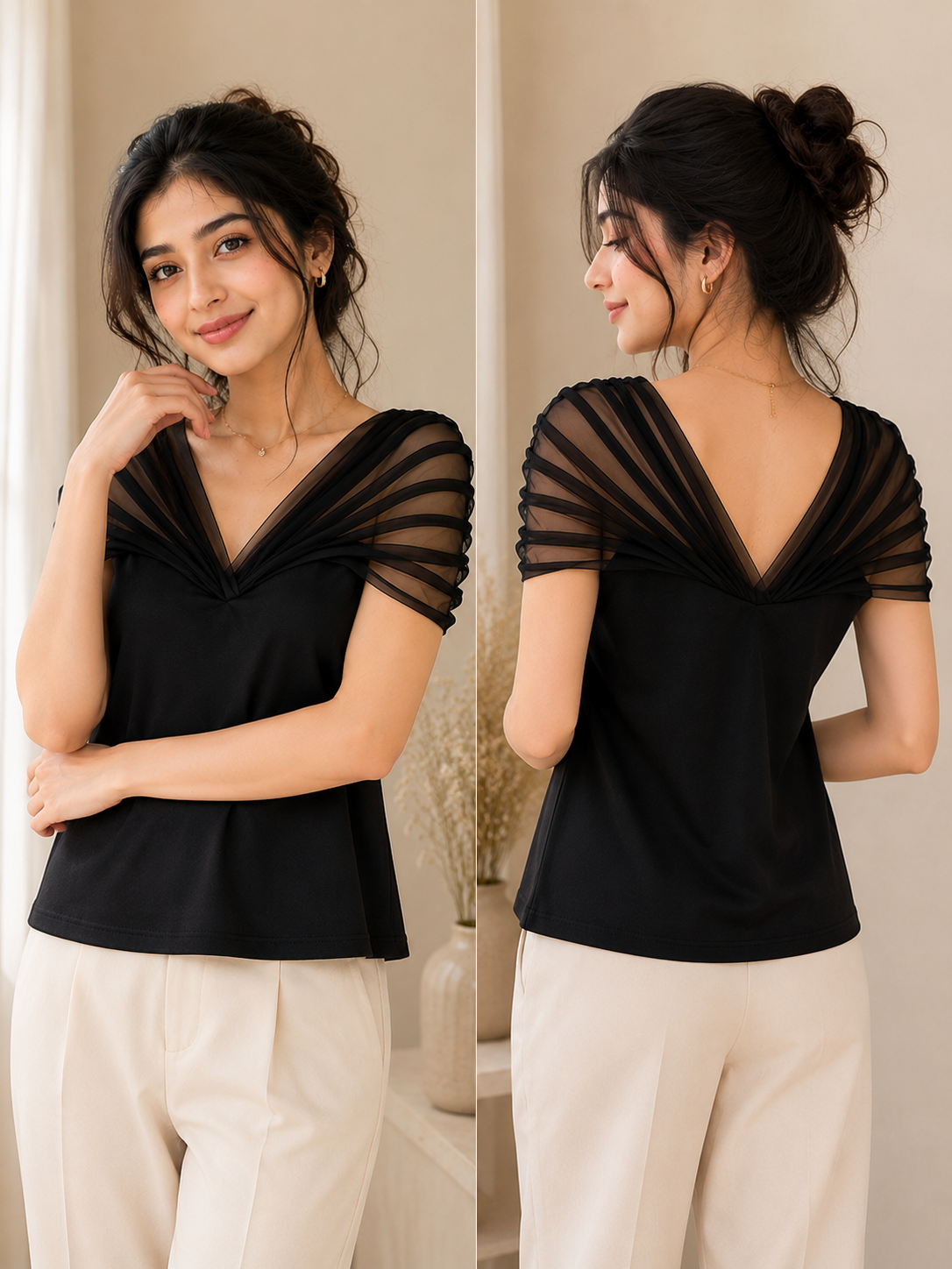 Celeste Drape Top