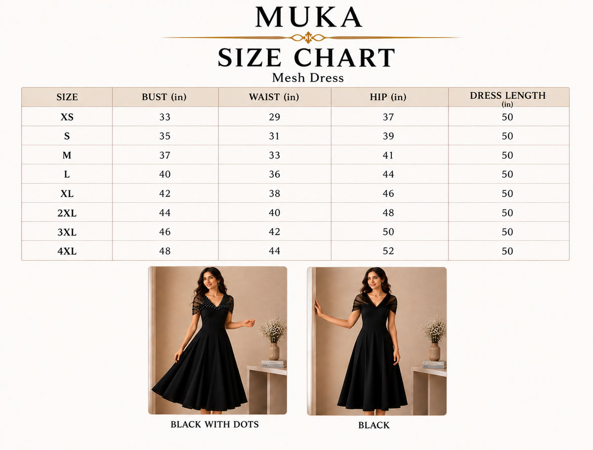 Polka Mesh Midi Dress