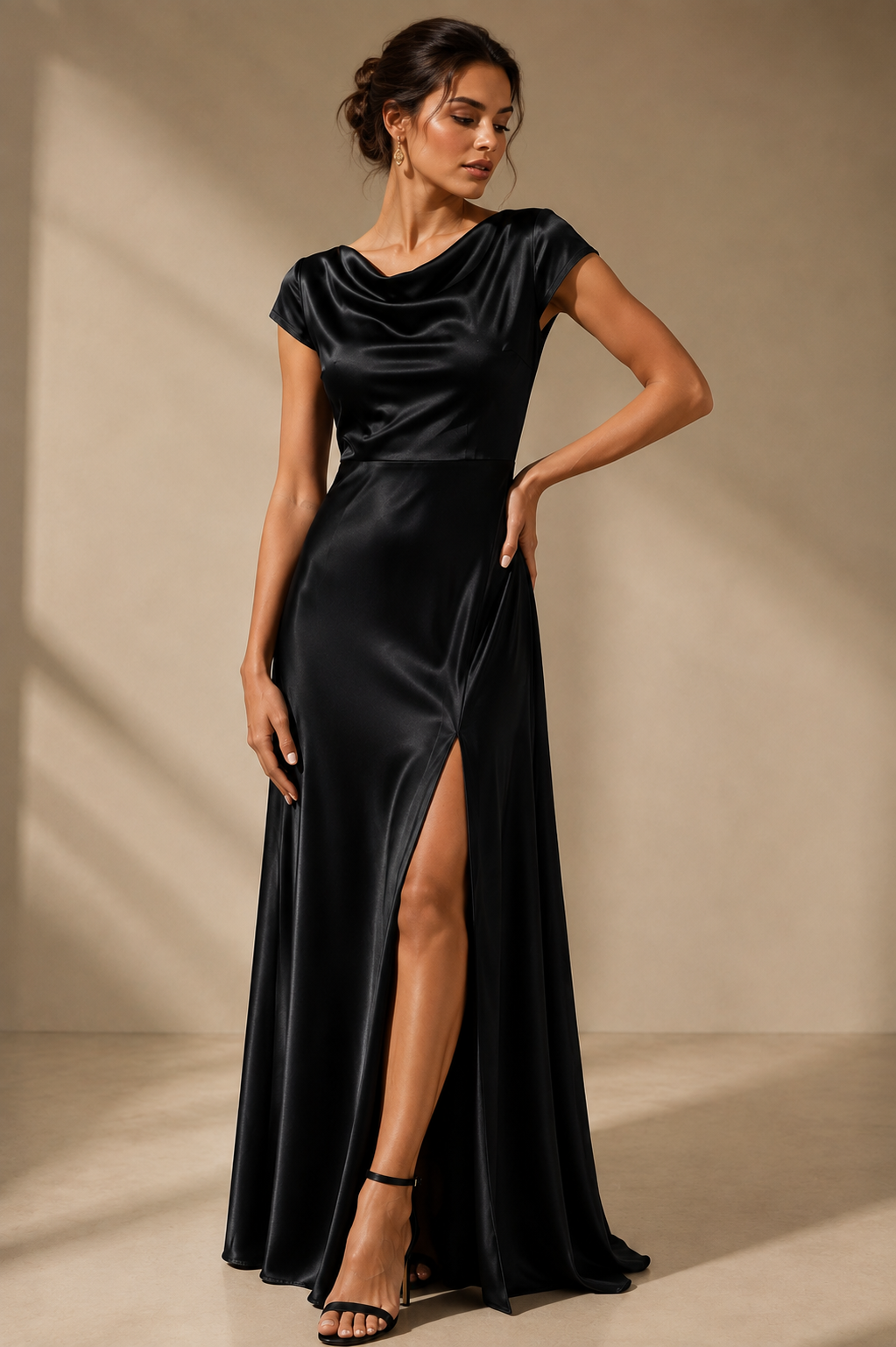 Etoile Satin Gown