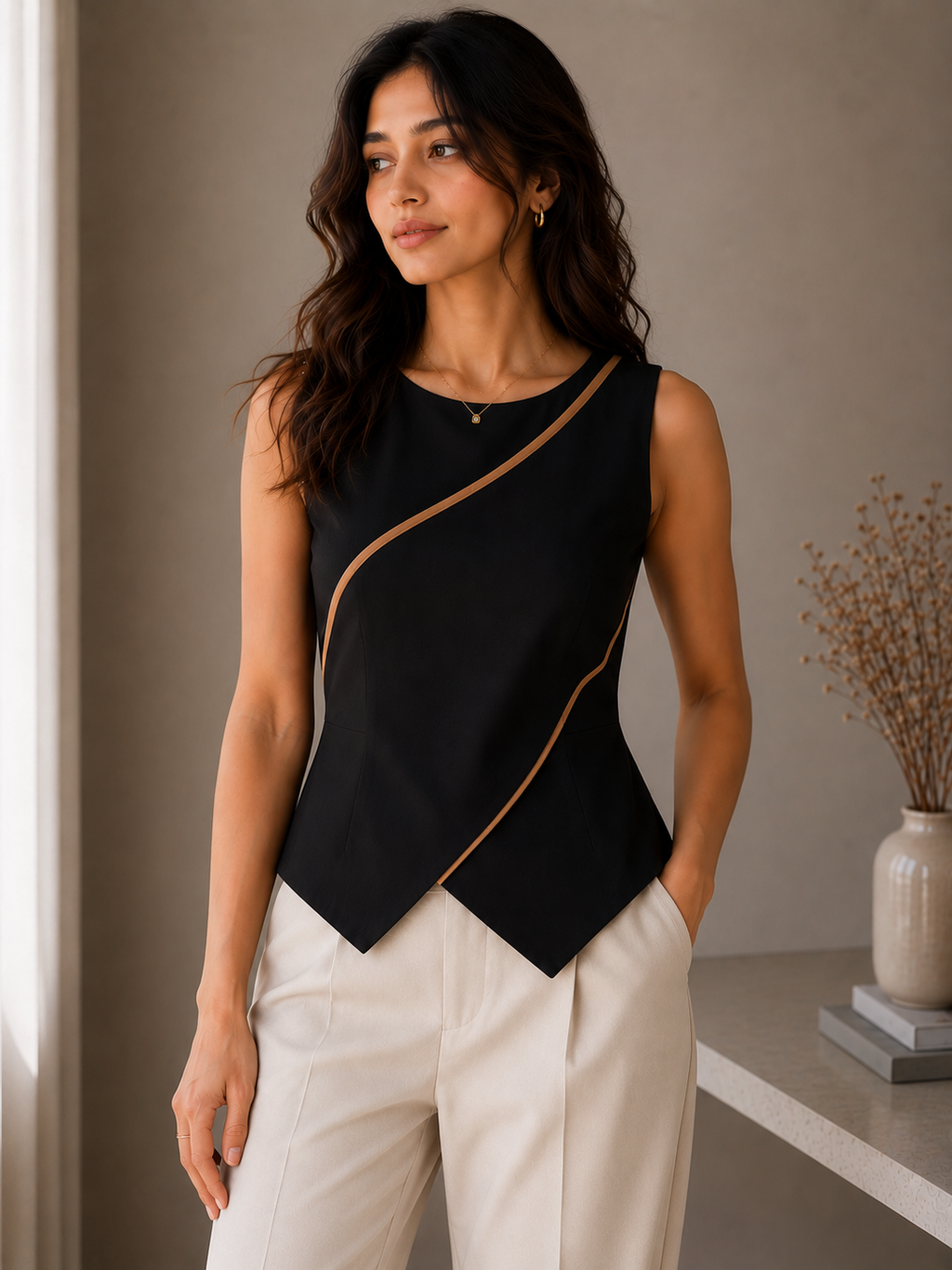 The Sienna Curve Top