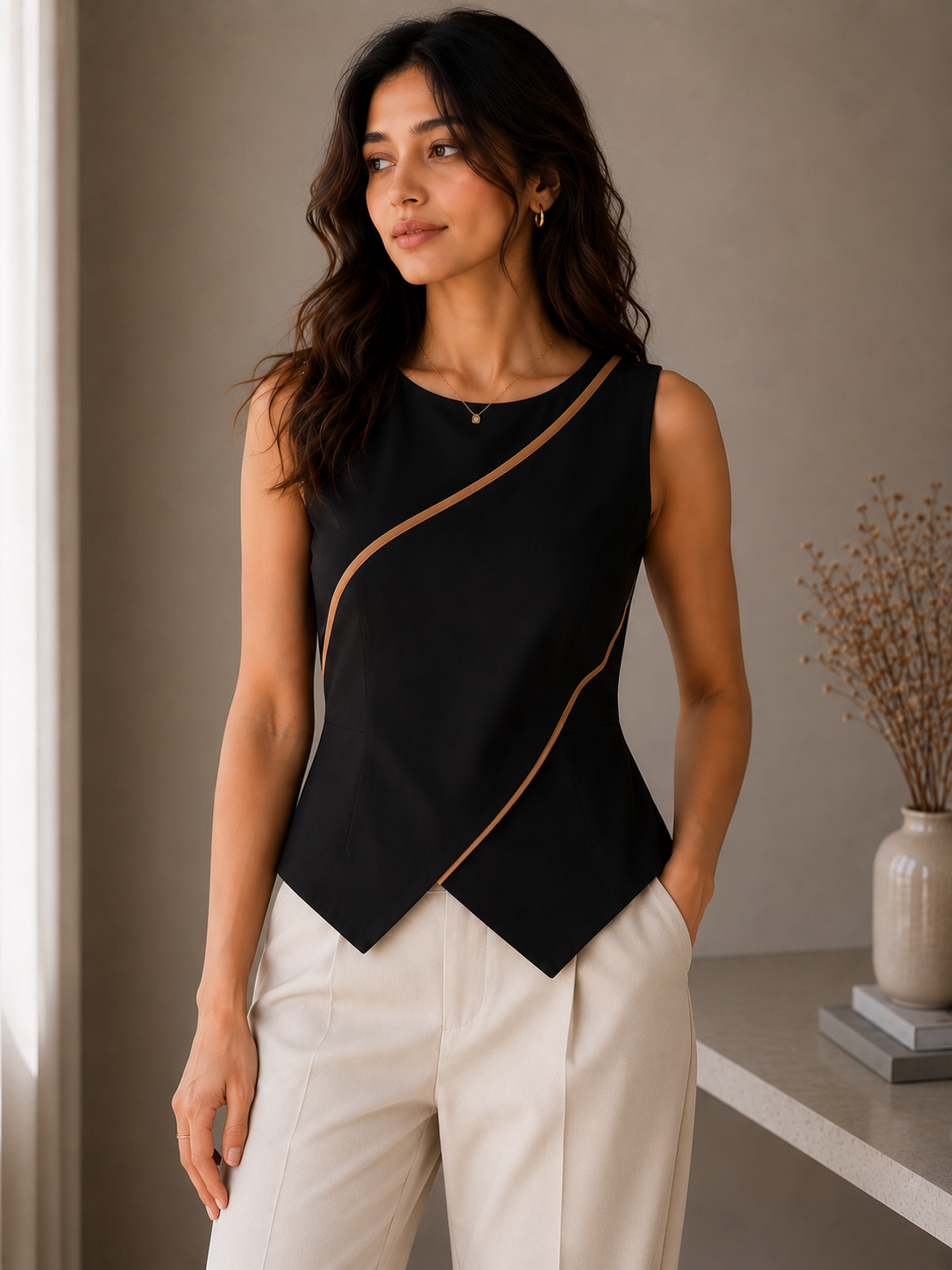 The Sienna Curve Top