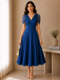 Royal Drape Dress