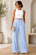 Powder Blue Luxe Pants
