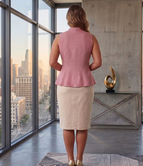 Blush Tie-Up Top