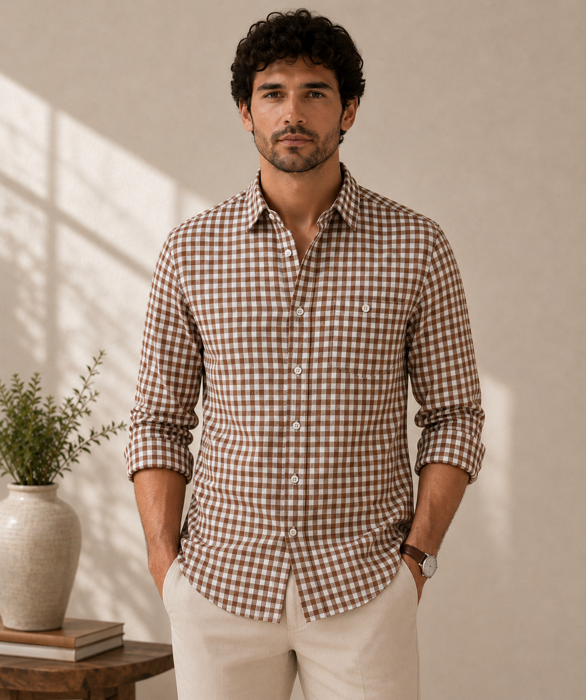 Rustic Check Charm Shirt