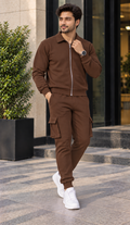 Chocolate Luxe Cargo Co-Ord Set