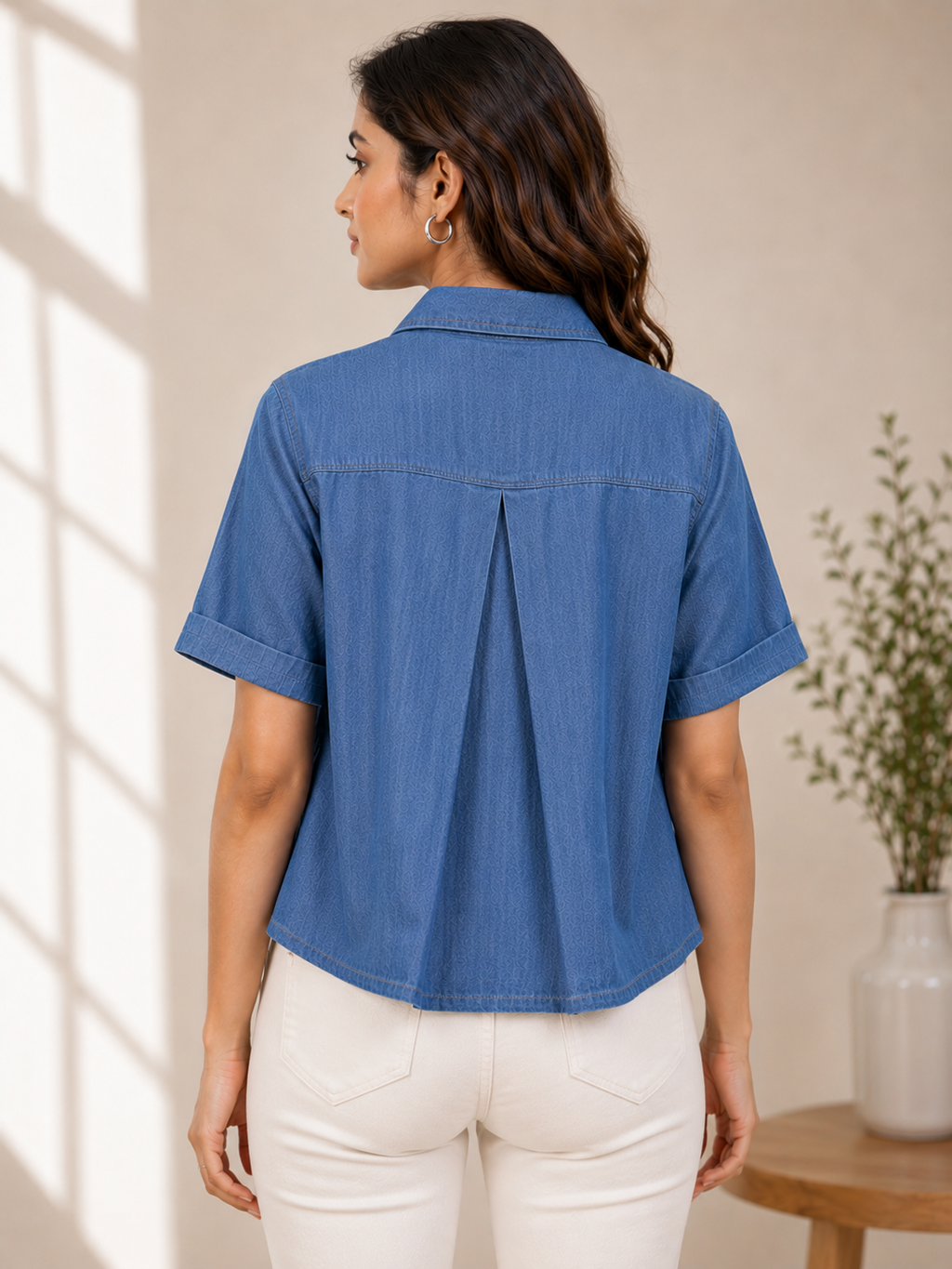 Coastal Breeze Denim Top