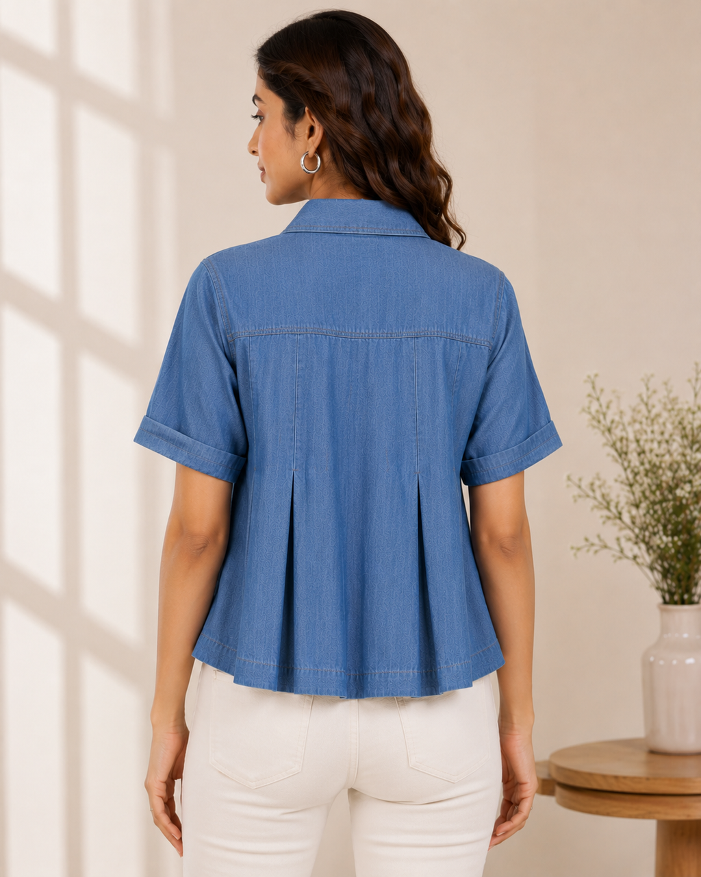 Coastal Breeze Denim Top
