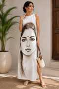 The Muse Portrait Maxi dress