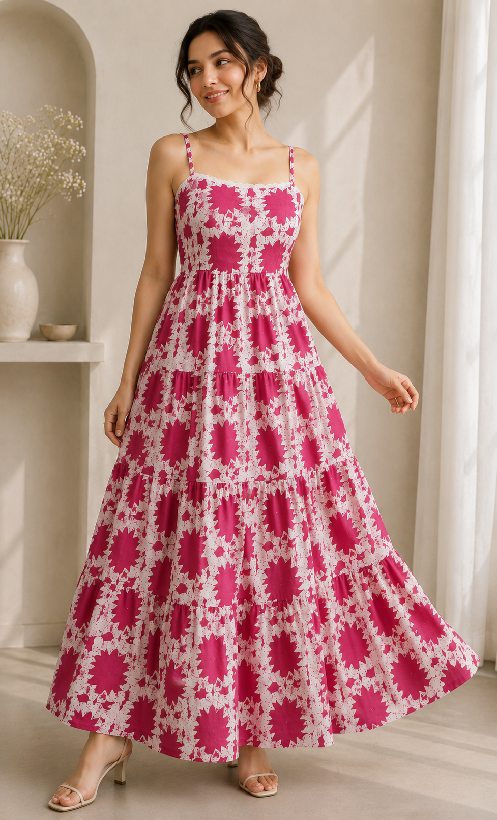 Rosabelle Bloom Tiered Maxi Dress