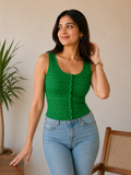 Panna Elegance Tie-Back Top