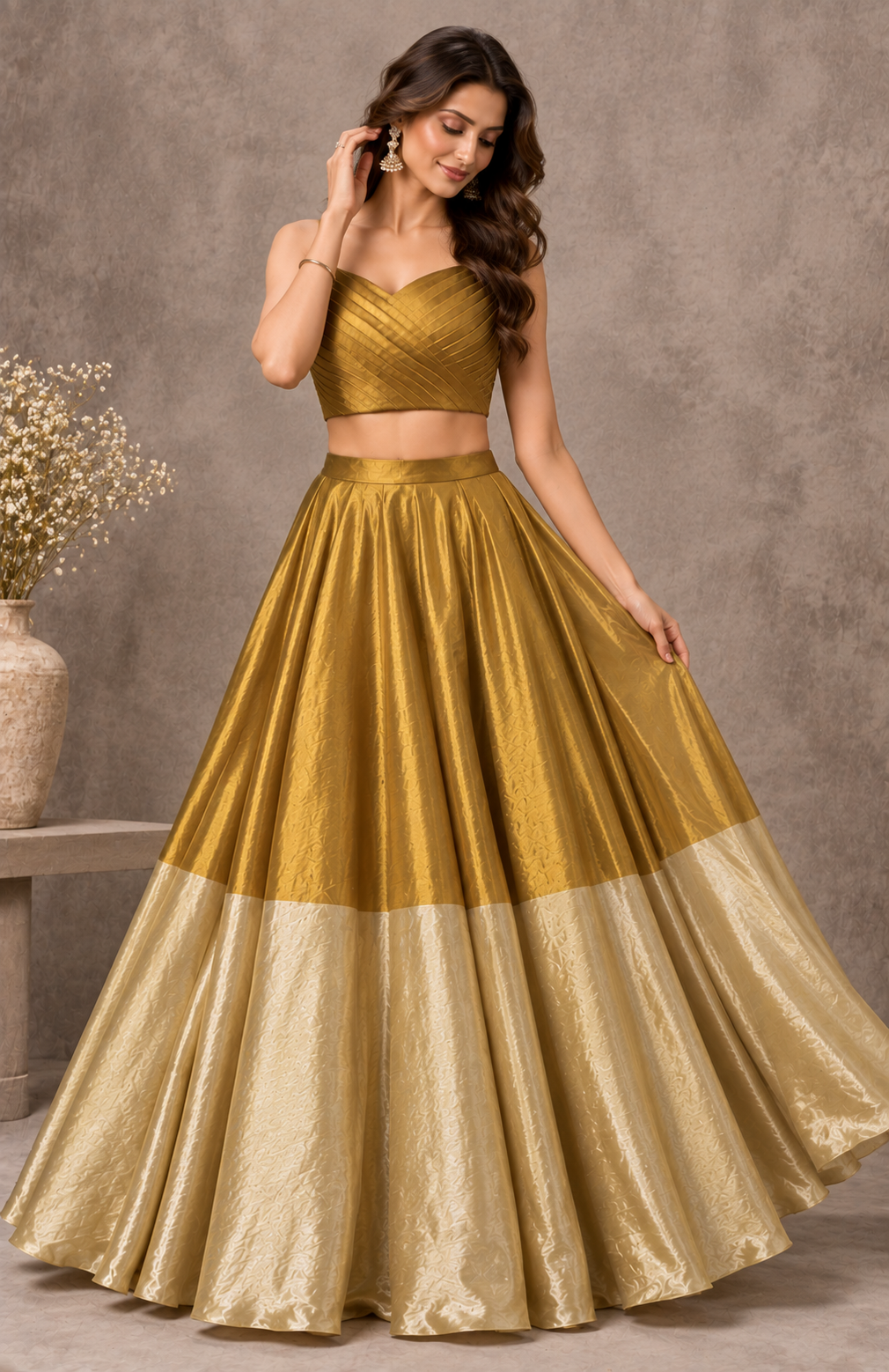 Regal Golden Glow Lehenga Set