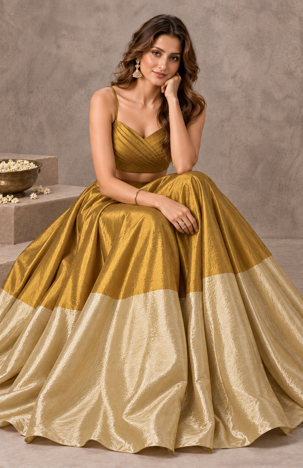 Regal Golden Glow Lehenga Set