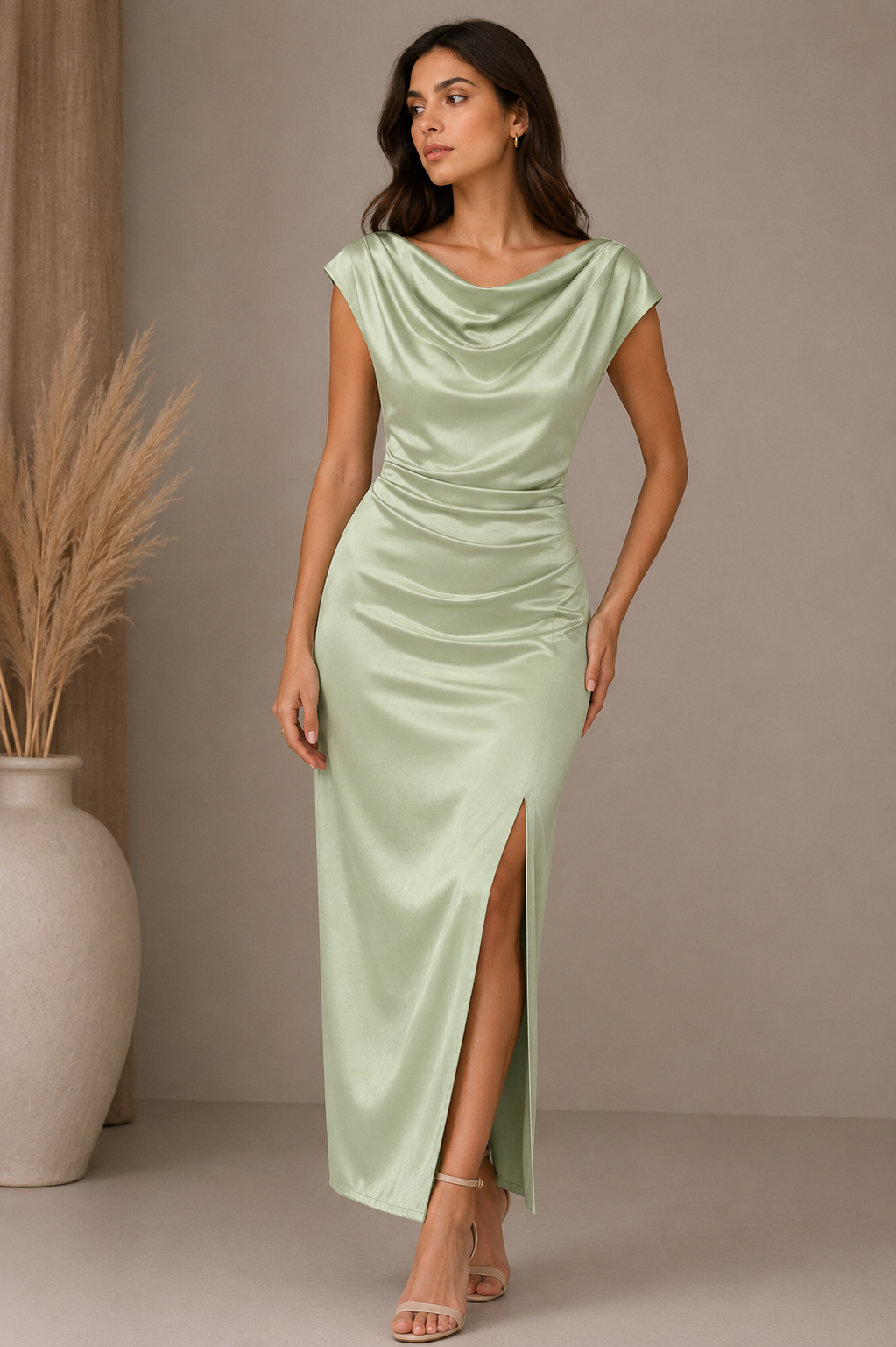 Seraphine Satin Gown