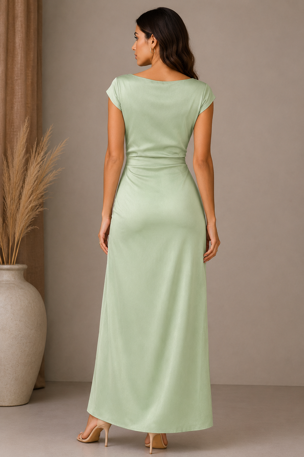 Seraphine Satin Gown