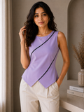 Lilac Contour Panel Top