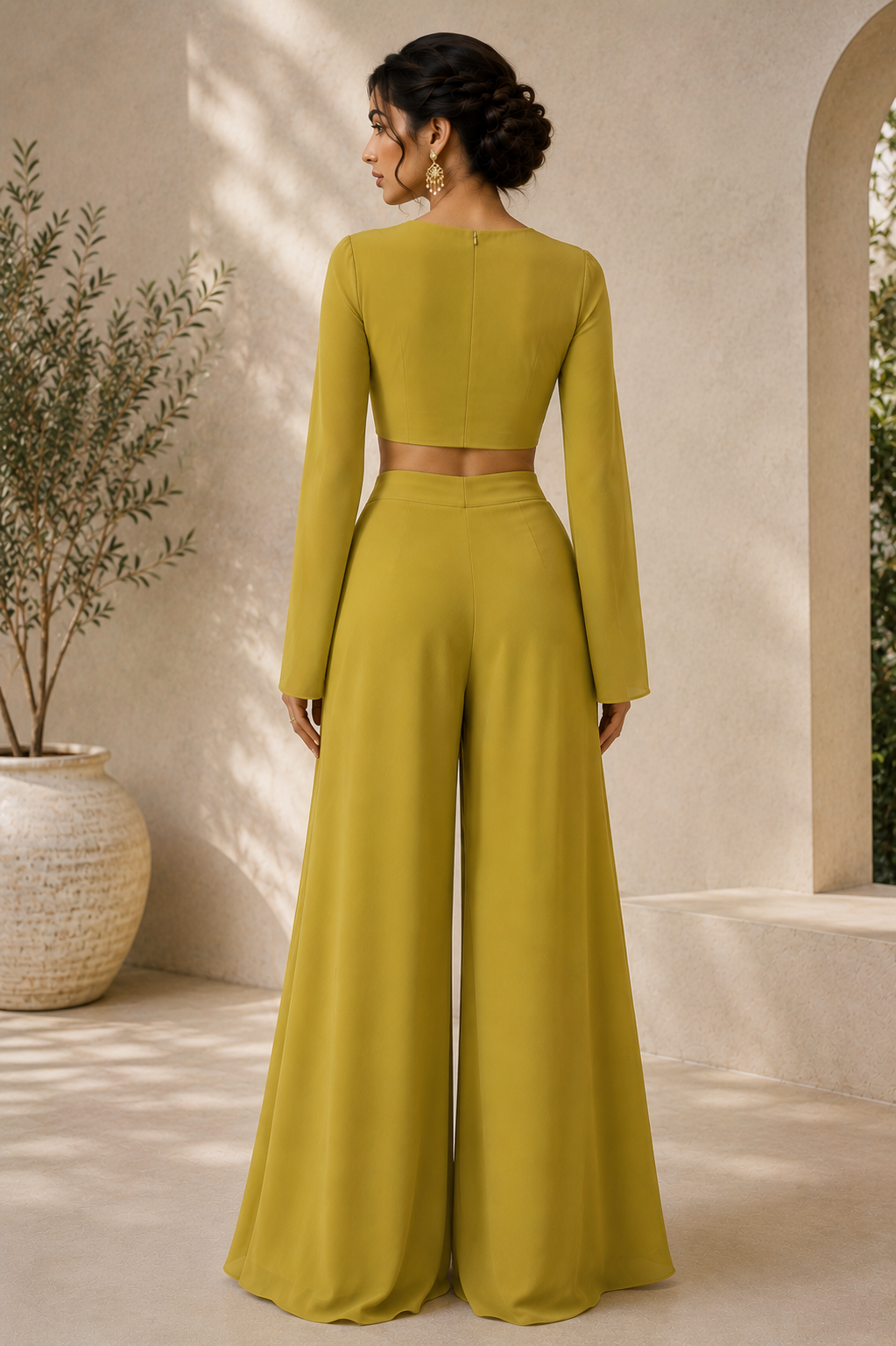 Noor Wrap Palazzo Set