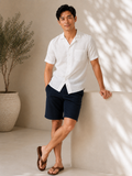 Arctic Breeze Linen Resort Shirt