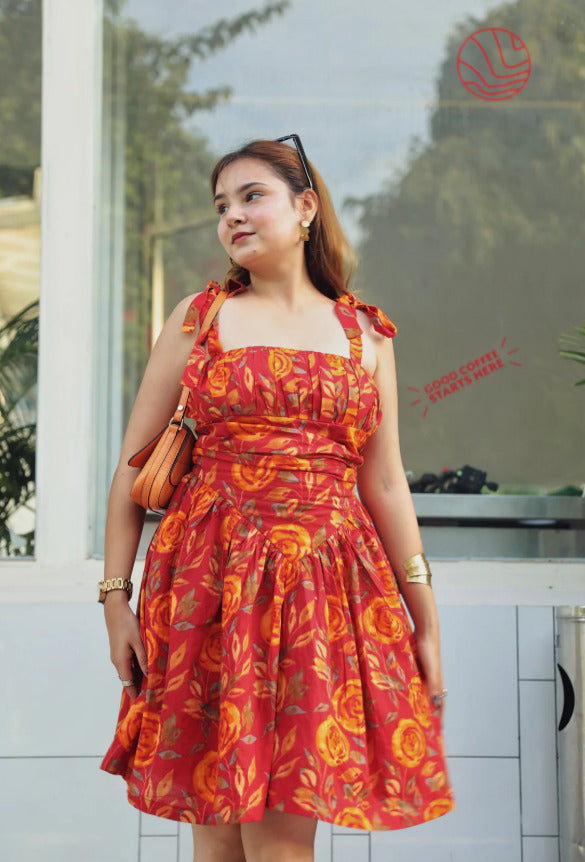 Naima Cotton Mini Dress