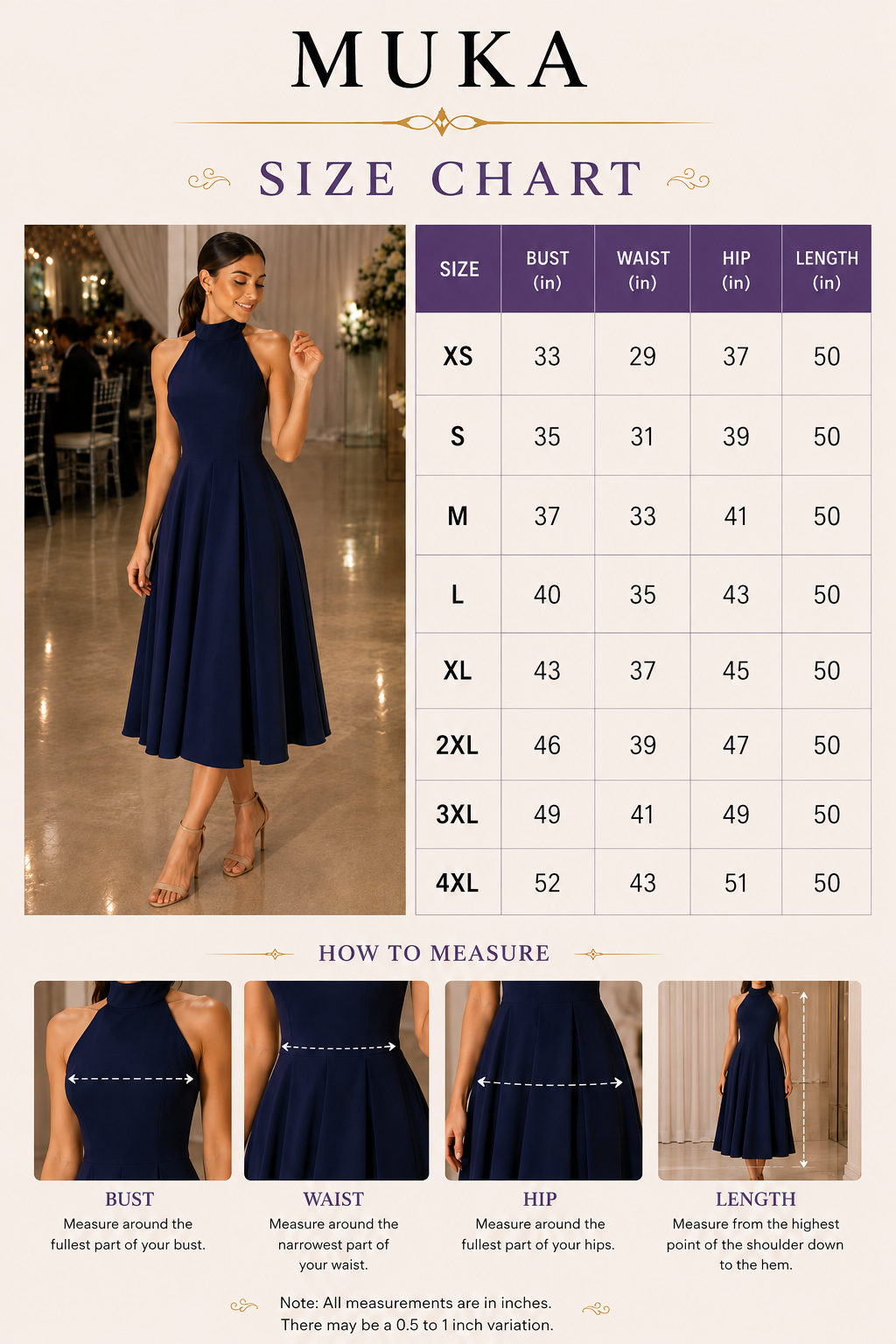 Evelyn Navy Dress