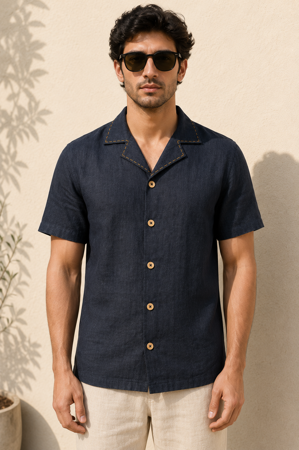 Black Linen shirt