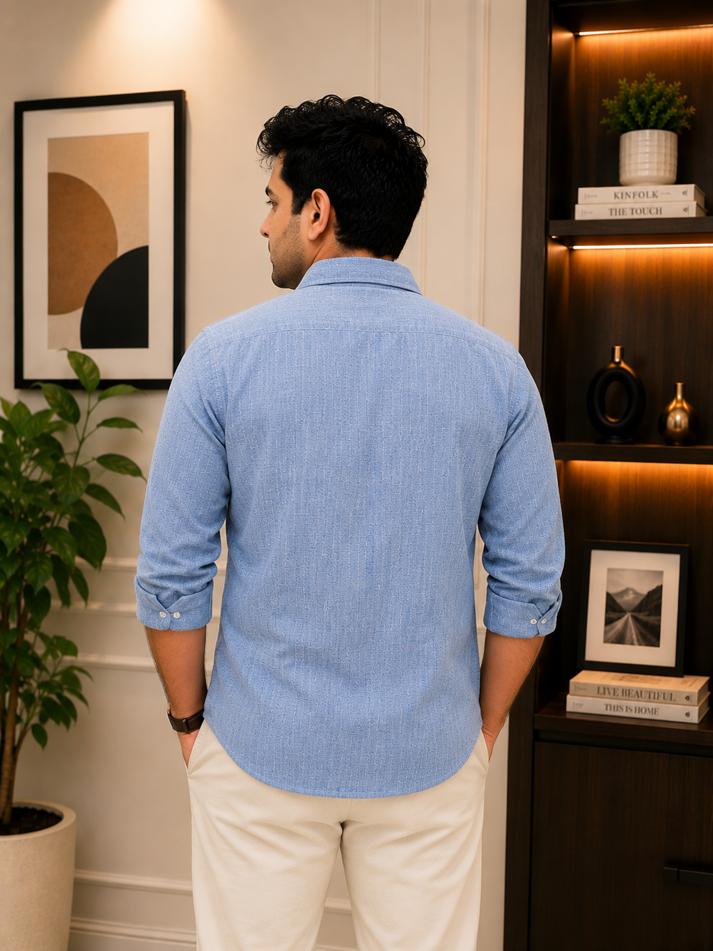 Blue Haven Textured Shirt